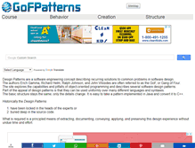 Tablet Screenshot of gofpatterns.com